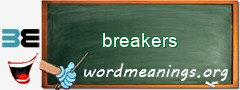 WordMeaning blackboard for breakers